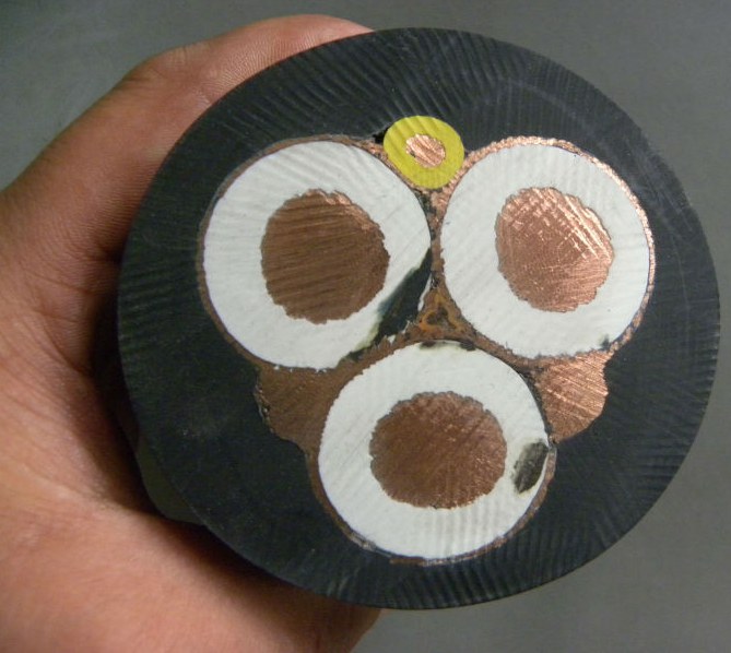 mine insulated cable