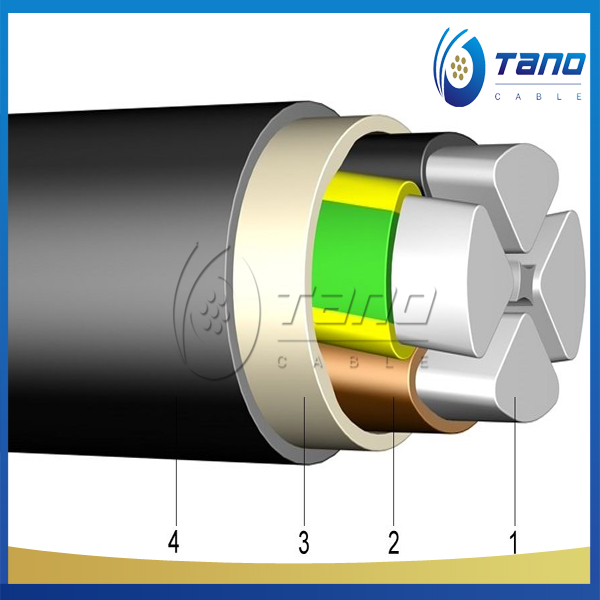 lv power cable with aluminum conductor