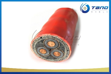 3 CORE 50MM Medium voltage electrical CABLE VDE standard